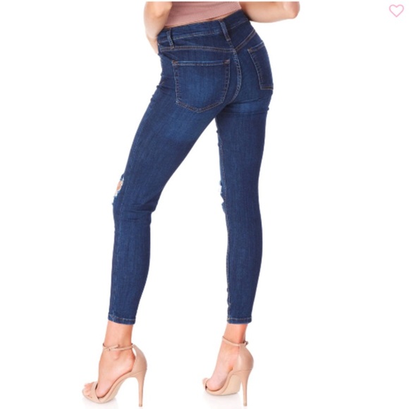 NWT free people busted knee jeans size 25 - Picture 3 of 8